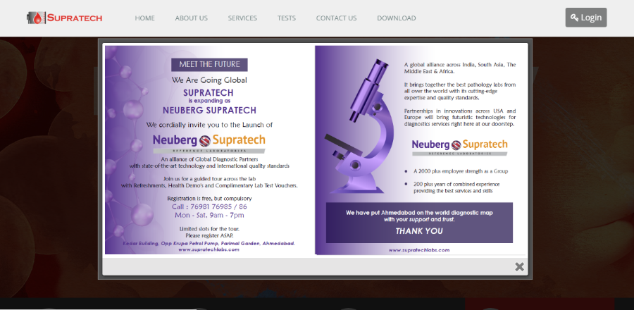 Image titled how to download reports from Supratech Micropath Laboratory Step 2